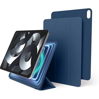elago Cover Folio Magnetica con Piastra per Superfici Metalliche Compatibile con iPad Air 11 (M4/M3/M2), iPad Air 10,9 Pollici 5ª/4ª Gen, iPad Pro 11 1ª Gen e Apple Pencil (Blu) elago Cover Folio Magnetica con Piastra per Superfici Metalliche Compatibile con iPad Air 11 (M4/M3/M2), iPad Air 10,9 Pollici 5ª/4ª Gen, iPad Pro 11 1ª Gen e Apple Pencil (Blu)