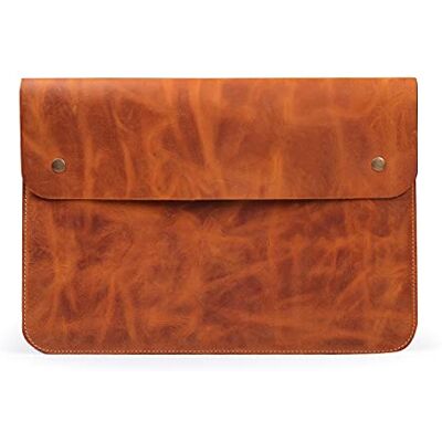 MegaGear Genuine Leather Macbook Bag 13.3 Inch Camel MegaGear Genuine Leather Macbook Bag 13.3 Inch Camel