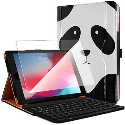 KARYLAX Custodia protettiva (motivo MV06) con tastiera Azerty Bluetooth + 1 pellicola proteggi schermo per tablet Apple iPad Air 10.5 (3° Gen 2019) KARYLAX Custodia protettiva (motivo MV06) con tastiera Azerty Bluetooth + 1 pellicola proteggi schermo per tablet Apple iPad Air 10.5 (3° Gen 2019)
