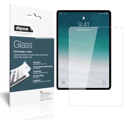 dipos 2x Pellicola Protettiva 9H per Apple iPad Pro 11 Zoll LTE (2020) Non si rompe e non si scheggia, non è vero vetro, Anti-Shock, si adatta perfettamente, antigraffio, senza bolle, autoadesiva dipos 2x Pellicola Protettiva 9H per Apple iPad Pro 11 Zoll LTE (2020) Non si rompe e non si scheggia, non è vero vetro, Anti-Shock, si adatta perfettamente, antigraffio, senza bolle, autoadesiva