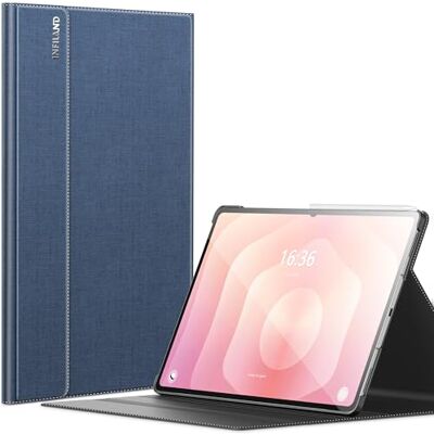 INFILAND Custodia per Galaxy Tab S11 Ultra e S12 Ultra, 14,6 pollici, supporto multi-angolo, auto wake/sleep (Blu Navy) INFILAND Custodia per Galaxy Tab S11 Ultra e S12 Ultra, 14,6 pollici, supporto multi-angolo, auto wake/sleep (Blu Navy)