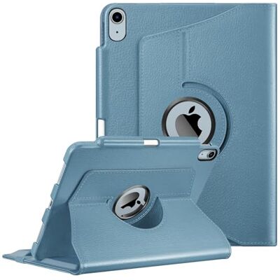 FINTIE Custodia per iPad Air 11 Pollici M4/M3/M2 (2026/2025/2024), iPad Air 5a/4a Gen 10,9" (2022/2020) con Portapenne 360 Gradi di Rotante Cover Protettiva Case con Auto Sveglia/Sonno, Blu foschia FINTIE Custodia per iPad Air 11 Pollici M4/M3/M2 (2026/2025/2024), iPad Air 5a/4a Gen 10,9" (2022/2020) con Portapenne 360 Gradi di Rotante Cover Protettiva Case con Auto Sveglia/Sonno, Blu foschia