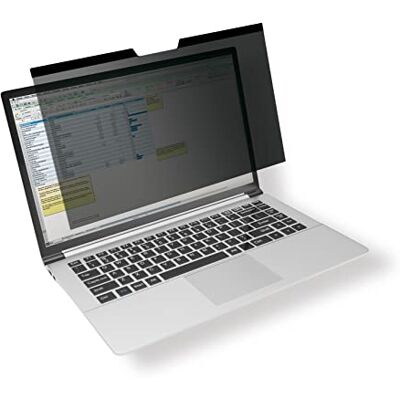 Durable Filtro privacy per MacBook Pro® 16, fissaggio magnetico, con custodia e panno per la pulizia, antracite, Durable Filtro privacy per MacBook Pro® 16, fissaggio magnetico, con custodia e panno per la pulizia, antracite,