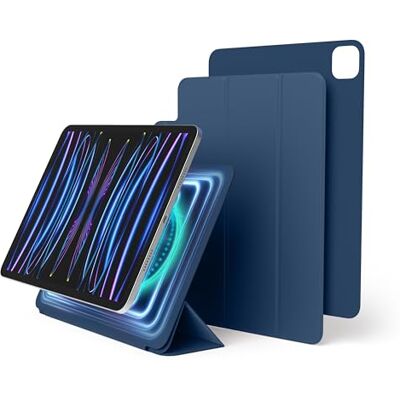 elago Cover Folio Magnetica per iPad Pro 11 Pollici di 4ª/3ª/2ª Gen Piastra Posteriore Attaccabile ai Materiali Metallici, Compatibile con Apple Pencil e Custodia Pencil elago Cover Folio Magnetica per iPad Pro 11 Pollici di 4ª/3ª/2ª Gen Piastra Posteriore Attaccabile ai Materiali Metallici, Compatibile con Apple Pencil e Custodia Pencil