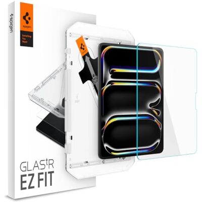 Spigen Glas.tR EZ Fit Vetro Temperato compatibile con iPad Pro 13 pollici M5 (2025), iPad Pro 13 pollici M4 (2024), Installazione Facile, Cristallino, Anti-graffio, Durezza 9H Pellicola prottetiva Spigen Glas.tR EZ Fit Vetro Temperato compatibile con iPad Pro 13 pollici M5 (2025), iPad Pro 13 pollici M4 (2024), Installazione Facile, Cristallino, Anti-graffio, Durezza 9H Pellicola prottetiva