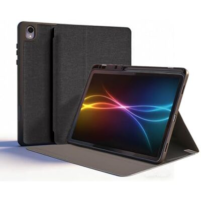 TECHGEAR Smart Case per Samsung Galaxy Tab S11 11" (SM-X730 / SM-X736) con S Pen, sottile custodia protettiva in pelle PU con supporto, visualizzazione multi-angolo e accensione e spegnimento TECHGEAR Smart Case per Samsung Galaxy Tab S11 11" (SM-X730 / SM-X736) con S Pen, sottile custodia protettiva in pelle PU con supporto, visualizzazione multi-angolo e accensione e spegnimento
