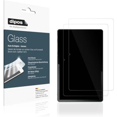 dipos 2x Pellicola Protettiva 9H trasparente per Motorola Tab G70 Non si rompe e non si scheggia, non è vero vetro, Anti-Shock, si adatta perfettamente, antigraffio, senza bolle, autoadesiva dipos 2x Pellicola Protettiva 9H trasparente per Motorola Tab G70 Non si rompe e non si scheggia, non è vero vetro, Anti-Shock, si adatta perfettamente, antigraffio, senza bolle, autoadesiva