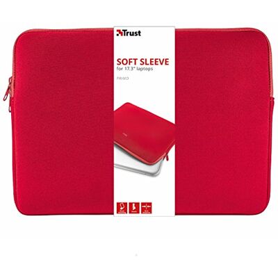 Trust Custodia Morbida per Portatili da 17.3", Rosso Trust Custodia Morbida per Portatili da 17.3", Rosso