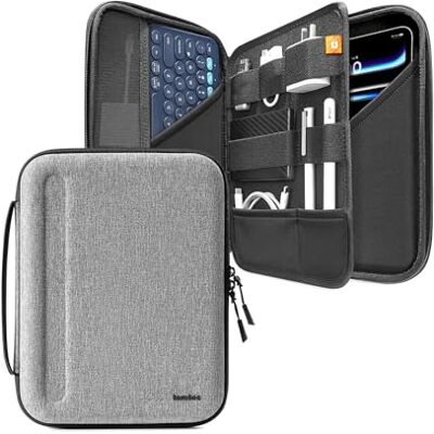 tomtoc Borsa Custodia Tablet per 11 Pollici iPad Pro M5/M4 & iPad Air M4/M3/M2 2026-2024, 11" iPad 11 A16 2025, 10,9" iPad Air 5/iPad 10, EVA Rigida per trasporto per Magic/Smart Keyboard/Accessori tomtoc Borsa Custodia Tablet per 11 Pollici iPad Pro M5/M4 & iPad Air M4/M3/M2 2026-2024, 11" iPad 11 A16 2025, 10,9" iPad Air 5/iPad 10, EVA Rigida per trasporto per Magic/Smart Keyboard/Accessori