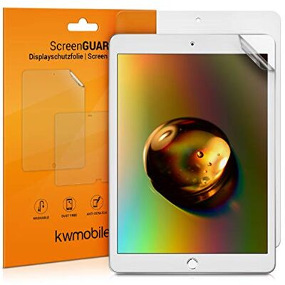 kwmobile 2x Pellicola compatibile con Apple iPad 10.2 (2019/2020/2021-7./8./9. Gen) Set pellicole Pellicola display protezione schermo senza bolle d'aria kwmobile 2x Pellicola compatibile con Apple iPad 10.2 (2019/2020/2021-7./8./9. Gen) Set pellicole Pellicola display protezione schermo senza bolle d'aria