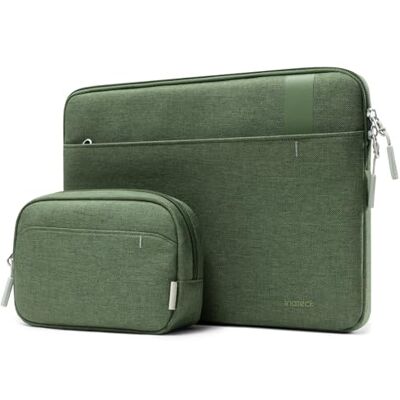 Inateck 360° Custodia PC Laptop per MacBook Pro 14 M5 A3426 A3427 Borse Computer con Custodia Piccola Compatibile con 14 Pollici MacBook Pro M5/M4/M3/M2/M1 Pro/Max 2026-2021, Verde Inateck 360° Custodia PC Laptop per MacBook Pro 14 M5 A3426 A3427 Borse Computer con Custodia Piccola Compatibile con 14 Pollici MacBook Pro M5/M4/M3/M2/M1 Pro/Max 2026-2021, Verde
