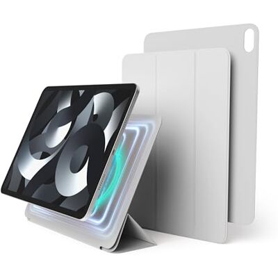 elago Cover Folio Magnetica con Piastra per Superfici Metalliche per iPad Air 11 (M4/M3/M2), iPad Air 10,9 Pollici 5ª/4ª Gen, iPad Pro 11 1ª Gen e Apple Pencil (Grigio Chiaro) elago Cover Folio Magnetica con Piastra per Superfici Metalliche per iPad Air 11 (M4/M3/M2), iPad Air 10,9 Pollici 5ª/4ª Gen, iPad Pro 11 1ª Gen e Apple Pencil (Grigio Chiaro)