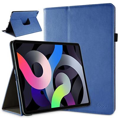 doupi Deluxe Custodia per iPad Air (4. / 5. Gen. 2020, 2022) 10,9 Pollici, Protezione con Smart Funzione Sleep/Wake Up Etui Stare in Piedi Protettiva, Blu doupi Deluxe Custodia per iPad Air (4. / 5. Gen. 2020, 2022) 10,9 Pollici, Protezione con Smart Funzione Sleep/Wake Up Etui Stare in Piedi Protettiva, Blu