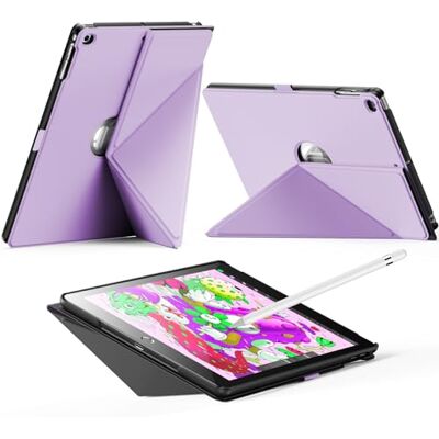 INFILAND Custodia per iPad 6a/5a generazione (2018/2017), iPad Air 2/1 (9,7 pollici), custodia protettiva sottile con magetico, con portapenne, accensione e spegnimento INFILAND Custodia per iPad 6a/5a generazione (2018/2017), iPad Air 2/1 (9,7 pollici), custodia protettiva sottile con magetico, con portapenne, accensione e spegnimento