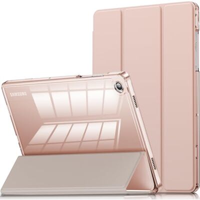 INFILAND per Samsung Galaxy Tab A11+/A9+ 11 pollici (2023/2025),Custodia Protettiva Trasparente con Supporto Sottile e Copertura Intelligente,Riattivazione/Sospensione Automatica (Oro rosa) INFILAND per Samsung Galaxy Tab A11+/A9+ 11 pollici (2023/2025),Custodia Protettiva Trasparente con Supporto Sottile e Copertura Intelligente,Riattivazione/Sospensione Automatica (Oro rosa)