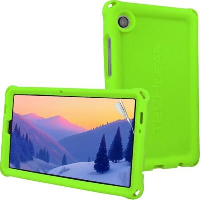 TECHGEAR Custodia Protettiva Compatibile con Samsung Galaxy Tab A9 8.7" 2023 (SM-X110 / SM-X115) Robusta Custodia Antiurto in Morbido Silicone Protettiva con Presa Facile e Antiscivolo con Pellicola TECHGEAR Custodia Protettiva Compatibile con Samsung Galaxy Tab A9 8.7" 2023 (SM-X110 / SM-X115) Robusta Custodia Antiurto in Morbido Silicone Protettiva con Presa Facile e Antiscivolo con Pellicola