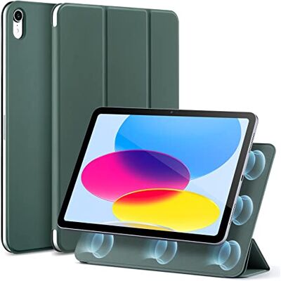 ESR Cover per iPad A16, iPad di 11a/10a Gen (2025/2022), Verde Custodia Leggera e Liscia, Aggancio Magnetica, Supporto a 2 Posizioni, Automatica Attivazione/Standby, Serie Rebound ESR Cover per iPad A16, iPad di 11a/10a Gen (2025/2022), Verde Custodia Leggera e Liscia, Aggancio Magnetica, Supporto a 2 Posizioni, Automatica Attivazione/Standby, Serie Rebound