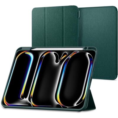 Spigen Cover Urban Fit Compatibile con iPad Pro 11 pollici M5 (2025) / M4 (2024) Verde Notte Spigen Cover Urban Fit Compatibile con iPad Pro 11 pollici M5 (2025) / M4 (2024) Verde Notte
