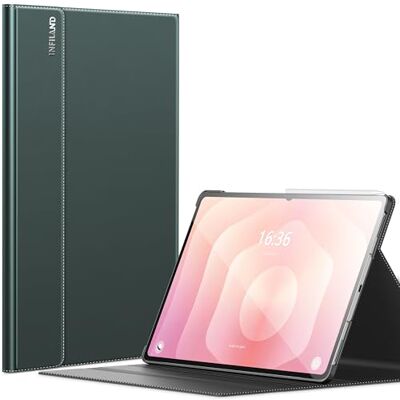 INFILAND Custodia per Galaxy Tab S11 Ultra e S12 Ultra, 14,6 pollici, supporto multi-angolo, auto wake/sleep (Verde Mezzanotte) INFILAND Custodia per Galaxy Tab S11 Ultra e S12 Ultra, 14,6 pollici, supporto multi-angolo, auto wake/sleep (Verde Mezzanotte)