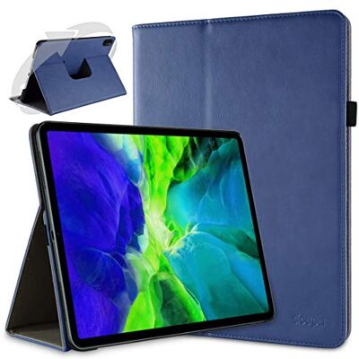 doupi Deluxe Custodia per iPad PRO 11 Pollici (2. Generazione) 2020, 360 Gradi Rotable Protezione con Smart Funzione Sleep/Wake Up Etui Stare in Piedi Protettiva, Blu doupi Deluxe Custodia per iPad PRO 11 Pollici (2. Generazione) 2020, 360 Gradi Rotable Protezione con Smart Funzione Sleep/Wake Up Etui Stare in Piedi Protettiva, Blu