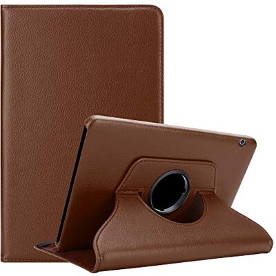 Cadorabo Custodia Tablet per Huawei MediaPad T5 10 (10.1" Zoll) in BRUNO FUNGO – Copertura Protettiva in Stile Libro SENZA Auto Wake Up con Funzione Stand e Cerniera Elastico Cadorabo Custodia Tablet per Huawei MediaPad T5 10 (10.1" Zoll) in BRUNO FUNGO – Copertura Protettiva in Stile Libro SENZA Auto Wake Up con Funzione Stand e Cerniera Elastico