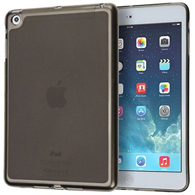 doupi PerfectFit TPU Custodia per iPad Mini 1 2 3, Retina Display Mat Trasparente Cover, Nero doupi PerfectFit TPU Custodia per iPad Mini 1 2 3, Retina Display Mat Trasparente Cover, Nero