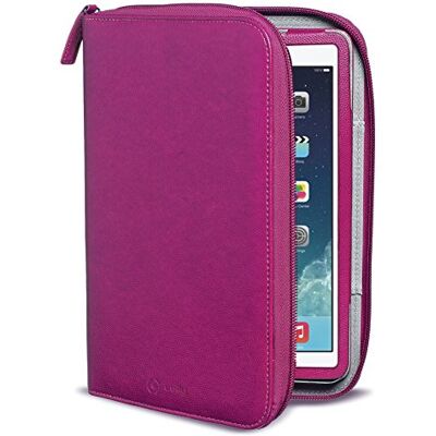 Celly Organizer Custodia con Zip per iPad Air, Rosso Celly Organizer Custodia con Zip per iPad Air, Rosso
