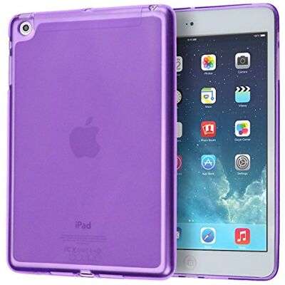 doupi PerfectFit TPU Custodia per iPad Mini 1 2 3, Retina Display Mat Trasparente Cover, Purple doupi PerfectFit TPU Custodia per iPad Mini 1 2 3, Retina Display Mat Trasparente Cover, Purple