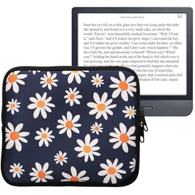 kwmobile Custodia Universale per eReader Copertina in Neoprene Blu/Bianco/Giallo con Chiusura a Zip Misura Astuccio portatablet kwmobile Custodia Universale per eReader Copertina in Neoprene Blu/Bianco/Giallo con Chiusura a Zip Misura Astuccio portatablet