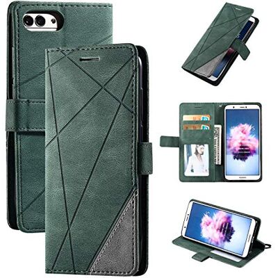 QiongniAN Custodia per Huawei Enjoy 7S ,Custodia in Pelle Custodia per Huawei P Smart FIG-L03 FIG-LX2 FIG-L21/L22 FIG-LX1/LX3 FIG-LA1 / Honor 9 Lite LLD-L22A LLD-L31 / Nova Lite 2 Custodia Cover Case Green QiongniAN Custodia per Huawei Enjoy 7S ,Custodia in Pelle Custodia per Huawei P Smart FIG-L03 FIG-LX2 FIG-L21/L22 FIG-LX1/LX3 FIG-LA1 / Honor 9 Lite LLD-L22A LLD-L31 / Nova Lite 2 Custodia Cover Case Green