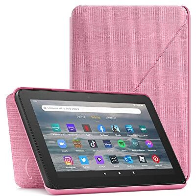 Custodia Rosa per Amazon Fire 7 Tablet - Accessorio Custodia Rosa per Amazon Fire 7 Tablet - Accessorio