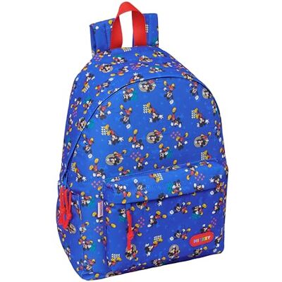 safta MICKEY MOUSE TODAY Zaino per laptop da 14,1", ideale per giovani di diverse età, comodo e versatile, qualità e resistenza, 31 x 13 x 43 cm safta MICKEY MOUSE TODAY Zaino per laptop da 14,1", ideale per giovani di diverse età, comodo e versatile, qualità e resistenza, 31 x 13 x 43 cm