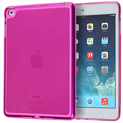 doupi PerfectFit TPU Custodia per iPad Mini 1 2 3, Retina Display Mat Trasparente Cover, Pink doupi PerfectFit TPU Custodia per iPad Mini 1 2 3, Retina Display Mat Trasparente Cover, Pink