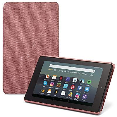 Amazon Custodia per tablet Fire 7 (compatibile con dispositivi di 9ª generazione, modello 2019), Malva Amazon Custodia per tablet Fire 7 (compatibile con dispositivi di 9ª generazione, modello 2019), Malva