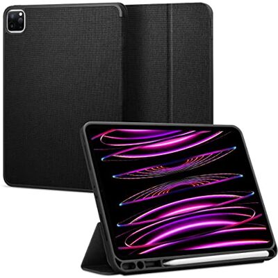 Spigen Cover Urban Fit Compatibile con iPad PRO 12.9 polici 6 Generazione (2022) e iPad PRO 12.9 polici 5 Generazione (2021) con Supporto per Apple Pencil Nero Spigen Cover Urban Fit Compatibile con iPad PRO 12.9 polici 6 Generazione (2022) e iPad PRO 12.9 polici 5 Generazione (2021) con Supporto per Apple Pencil Nero