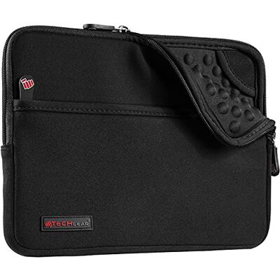 TECHGEAR Custodia Cover Copertina protettiva manicotto in neoprene Sottile con interno antiurto bolle per il nuovo iPad Air 2019, Apple iPad 9.7", iPad Pro 11", iPad Pro 10.5", Air 2, iPad 4 Nero TECHGEAR Custodia Cover Copertina protettiva manicotto in neoprene Sottile con interno antiurto bolle per il nuovo iPad Air 2019, Apple iPad 9.7", iPad Pro 11", iPad Pro 10.5", Air 2, iPad 4 Nero