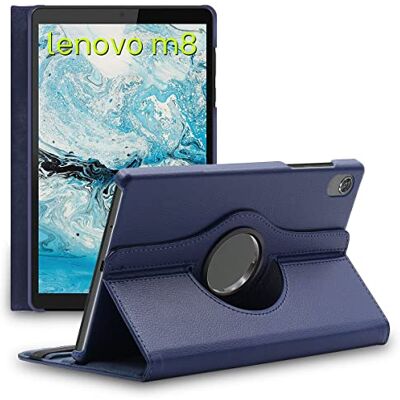 ebestStar Cover per Lenovo Tab M8 2021 (3rd gen), M8 HD 2019, Custodia Protezione Rotazione 360, Pelle PU, Blu scuro ebestStar Cover per Lenovo Tab M8 2021 (3rd gen), M8 HD 2019, Custodia Protezione Rotazione 360, Pelle PU, Blu scuro