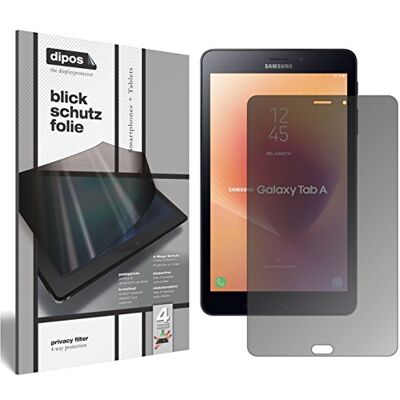 dipos Pellicola Privacy per Samsung Galaxy Tab A (2017) 8 Zoll Protezione schermo opaca Anti-Spia a 4 Vie, si adatta perfettamente, antigraffio, senza bolle, autoadesiva dipos Pellicola Privacy per Samsung Galaxy Tab A (2017) 8 Zoll Protezione schermo opaca Anti-Spia a 4 Vie, si adatta perfettamente, antigraffio, senza bolle, autoadesiva