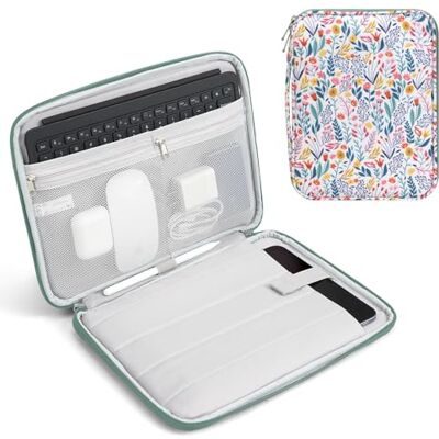TiMOVO Custodia Tablet 9-11" per iPad A16 & Galaxy Tab, Fiori Borsa Protettiva con Tasche, Compatibile con iPad 10,9"/10,2" Air 11" 5ª/4ª Gen, Galaxy Tab A9+/A11+ 11 TiMOVO Custodia Tablet 9-11" per iPad A16 & Galaxy Tab, Fiori Borsa Protettiva con Tasche, Compatibile con iPad 10,9"/10,2" Air 11" 5ª/4ª Gen, Galaxy Tab A9+/A11+ 11