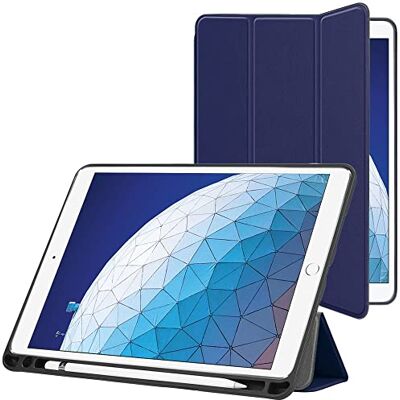 ebestStar Cover per iPad Air 3 2019 10.5 Apple, Custodia Protezione Flip Magnetica Porta Penna, Slim Case Sottile Pelle PU, Blu scuro ebestStar Cover per iPad Air 3 2019 10.5 Apple, Custodia Protezione Flip Magnetica Porta Penna, Slim Case Sottile Pelle PU, Blu scuro