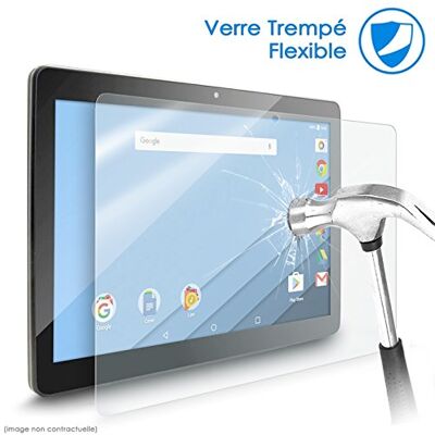KARYLAX Pellicola proteggi schermo in vetro Nano flessibile, durezza 9H, ultra sottile, 0,2 mm e 100% trasparente, per tablet Majestic TAB-714 KARYLAX Pellicola proteggi schermo in vetro Nano flessibile, durezza 9H, ultra sottile, 0,2 mm e 100% trasparente, per tablet Majestic TAB-714