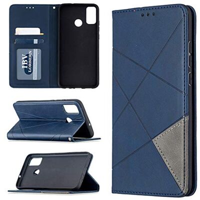 QiongniAN Cover per Huawei P Smart 2020,Custodia per Huawei P Smart 2020 POT-LX1A Pot-LX3 POT-L21A / Nova Lite 3+ Custodia Portafoglio in Pelle Flip Case Blue QiongniAN Cover per Huawei P Smart 2020,Custodia per Huawei P Smart 2020 POT-LX1A Pot-LX3 POT-L21A / Nova Lite 3+ Custodia Portafoglio in Pelle Flip Case Blue
