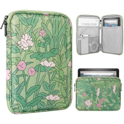 TiMOVO Custodia Protettiva per iPad Mini 8-9", Fiore Verde Borsa Protettiva Portatile per iPad Mini 7 A17 Pro 2024, Mini 6 8.3" 2021 & Mini 5/4/3/2/1 TiMOVO Custodia Protettiva per iPad Mini 8-9", Fiore Verde Borsa Protettiva Portatile per iPad Mini 7 A17 Pro 2024, Mini 6 8.3" 2021 & Mini 5/4/3/2/1