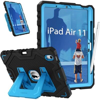 FINTIE Cover per iPad Air 11" M4/M3/M2 (2026/2025/2024) con Portapenne Custodia per iPad Air 5a/4a Gen 10,9" (2022/2020), Antiurto Robusta Protettiva Case con Supporto Integrato, Nero FINTIE Cover per iPad Air 11" M4/M3/M2 (2026/2025/2024) con Portapenne Custodia per iPad Air 5a/4a Gen 10,9" (2022/2020), Antiurto Robusta Protettiva Case con Supporto Integrato, Nero