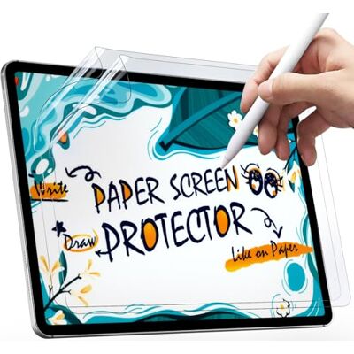 Mamol 2 Unità Protezione Schermo per iPad Pro 12.9 Pollici 2022/2021/ 2020/2018, Protezione Dello Schermo in PET Carta Opaca per Disegno, Anti-luce blu/Anti-Riflesso/Anti-impronte Like Paper Mamol 2 Unità Protezione Schermo per iPad Pro 12.9 Pollici 2022/2021/ 2020/2018, Protezione Dello Schermo in PET Carta Opaca per Disegno, Anti-luce blu/Anti-Riflesso/Anti-impronte Like Paper
