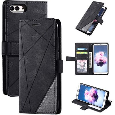 QiongniAN Custodia per Huawei Enjoy 7S ,Custodia in Pelle Custodia per Huawei P Smart FIG-L03 FIG-LX2 FIG-L21/L22 FIG-LX1/LX3 FIG-LA1 / Honor 9 Lite LLD-L22A LLD-L31 / Nova Lite 2 Custodia Cover Case Black QiongniAN Custodia per Huawei Enjoy 7S ,Custodia in Pelle Custodia per Huawei P Smart FIG-L03 FIG-LX2 FIG-L21/L22 FIG-LX1/LX3 FIG-LA1 / Honor 9 Lite LLD-L22A LLD-L31 / Nova Lite 2 Custodia Cover Case Black