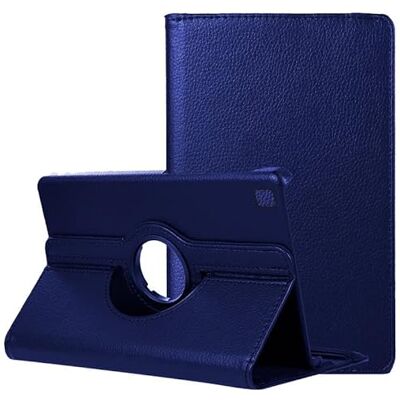Custodia in Finta Pelle Blu per Lenovo Tab M10 Plus Gen 3 Custodia in Finta Pelle Blu per Lenovo Tab M10 Plus Gen 3