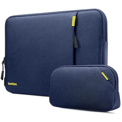 tomtoc 360° Custodia per 15 Pollici MacBook Air M5/M4/M3/M2, Laptop Sleeve Compatibile con A3448 (2026), A3241 (2025), A3114/A2941, Surface Laptop Copilot+ PC, Dell XPS 15 Plus, Borsa per Accessori tomtoc 360° Custodia per 15 Pollici MacBook Air M5/M4/M3/M2, Laptop Sleeve Compatibile con A3448 (2026), A3241 (2025), A3114/A2941, Surface Laptop Copilot+ PC, Dell XPS 15 Plus, Borsa per Accessori