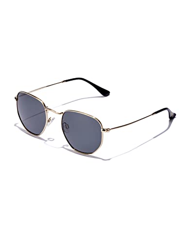 Hawkers Sixgon Drive, Occhiali Unisex Adulto, Grey Polarized · Gold Ct, Taglia unica