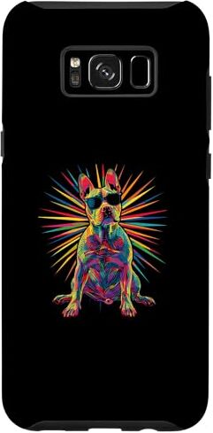 Custodia per Galaxy S8+ Occhiali da sole American Bull Terrier Dog Pop Art